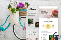 Nablus – Organic Food & Agriculture Template Kit
