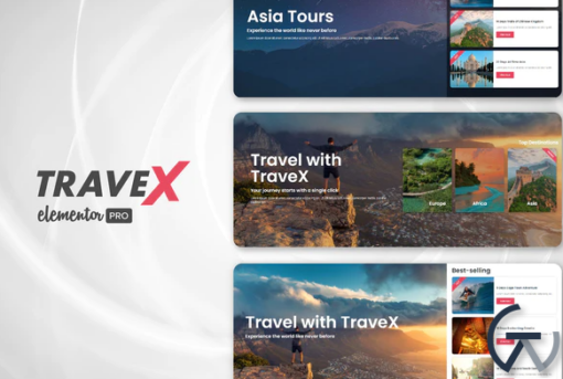 TraveX Travel Tour Agency Template Kit