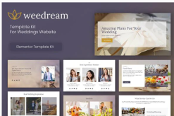 Weedream - Wedding Elementor Template Kit
