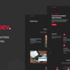 Mobdev Creative Portfolio Resume Elementor Template Kit