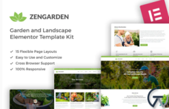 ZenGarden - Garden & Landscape Elementor Template Kit