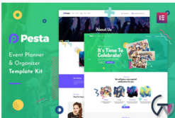 Pesta Kit - Event Planner & Organizer Elementor Template Kit