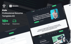 Kulo - Professional Resume Elementor Template Kit