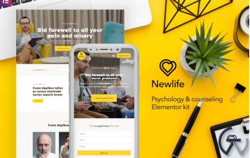 Newlife %E2%80%93 Psychology Counseling Elementor Template Kit