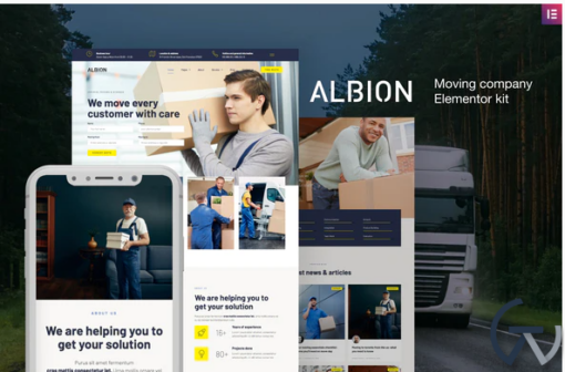 Albion %E2%80%93 Moving Company Elementor Template Kit