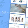 Brandon Clara Wedding Event Invitation Elementor Template Kit