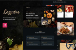 Lezzatos | Restaurant & Cafe Elementor Template Kit