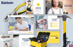 Baldwin - Handyman & Repair Services Elementor Template Kit