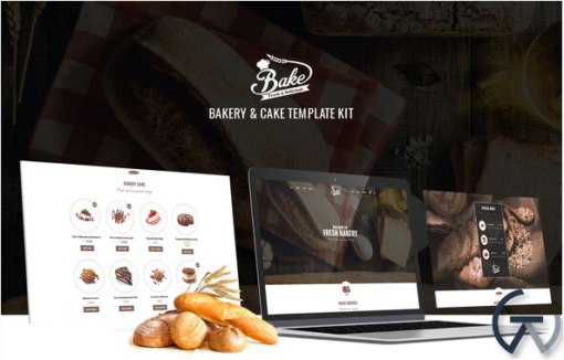 Bake Bakery Cake Elementor Template Kit