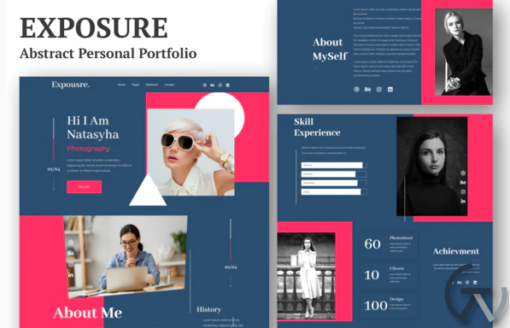 Exposure Personal Portfolio Elementor Template Kit