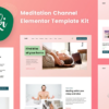 Suki Meditation Channel Elementor Template Kit