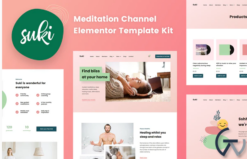 Suki - Meditation Channel Elementor Template Kit