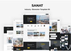 Sanat - Industry Elementor Template Kit