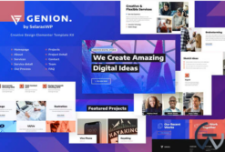 Genion | Creative & Design Elementor Template Kit