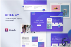 AHENCY - Creative Digital Agency Elementor Template Kit