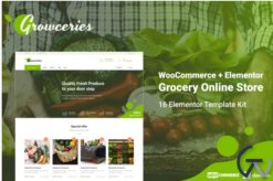 Growceries - Food & Grocery Store Elementor Template Kit
