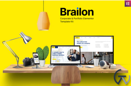 Brailon Corporate Portfolio Elementor Template Kit