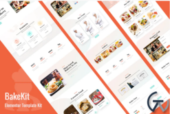 Bakekit - Food and Cake Elementor Template