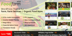 FoodFarm – WordPress Theme for Farm, Farm Services and Organic Food Store 1.8.8