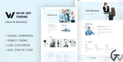 WON Creative Minimal WordPress Theme 1.2.7