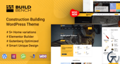 Construction Building WordPress Theme - Buildbench 2.1.1