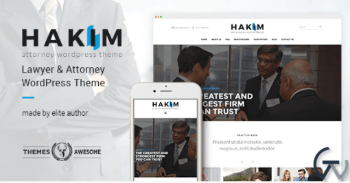 Hakim Attorney and Lawyer WordPress Theme