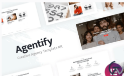 Agentify | Personal Portfolio for Creatives Elementor Template Kit