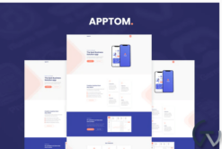 Apptom - App & Software Showcase Elementor Template Kit