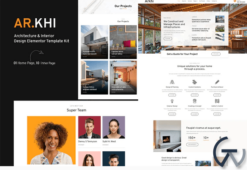 Arkhi Architecture & Interior Design Elementor Template Kit