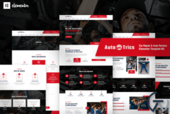 AutoTrics – Car Repair & Auto Service Elementor Template Kit