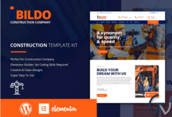 Bildo - Construction Elementor Template Kit