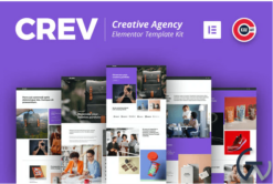 Crev - Creative Agency Elementor Template Kit