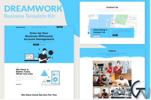 Dreamwork Business Management Elementor Template Kit