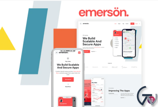 Emerson %E2%80%94 App Software Showcase Elementor Template Kit
