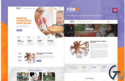 FDR - Fundraising Elementor Template Kit