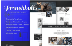 Frenchbulls - Dog Breeder Elementor Template Kit