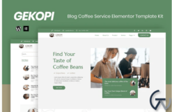 Gekopi - Coffee Shop Blog Elementor Template Kit