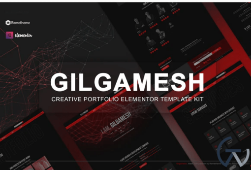 Gilgamesh Creative Portfolio Elementor Template Kit