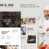 Hank Joe %E2%80%93 Elegant Restaurant Elementor Template Kit