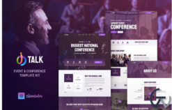 iTalk – Event & Conference Elementor Template Kit