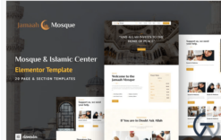 Jamaah - Mosque & Islamic Center Elementor Template Kit
