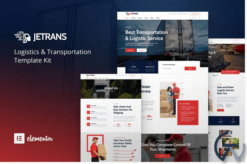 Jetrans – Logistics & Transportation Elementor Template Kit