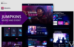 Jumpkins - Music & Event Elementor Template Kit