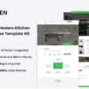 Kitzen Modern Kitchen Elementor Template Kit