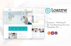 Loazzne - Heating & Air Conditioning Services Template Kit