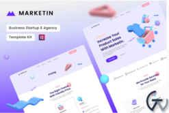 Marketin - Business Startup & Agency Elementor Template Kit