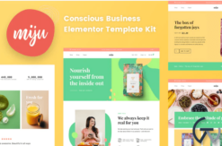 Miju - Conscious Business Elementor Template Kit