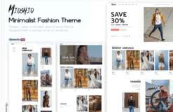 Mioshio - Fashion eCommerce Elementor Template Kit
