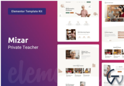 Mizar — Private Teacher & Education Elementor Template Kit