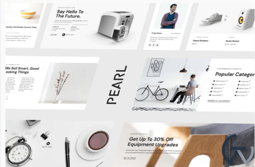 Pearl %E2%80%93 Modern Simple WooCommerce Store Template Kit